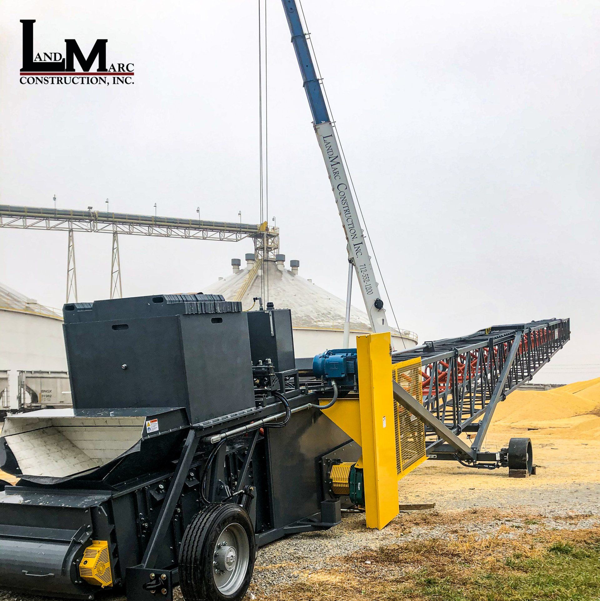 temporary storage landmarc construction 5