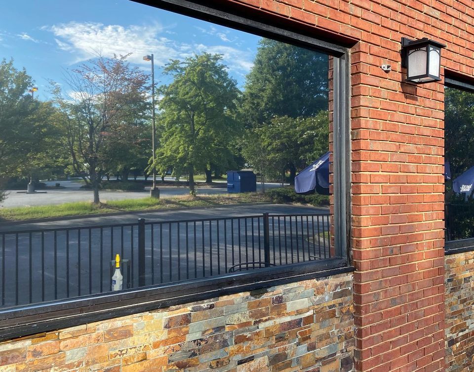 A Big Horizontal Window With Tinted Film Installed for Privacy — Greenville, SC — iTint