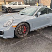 A Lowered Sports Car With Tinted Windows — Greenville, SC — iTint
