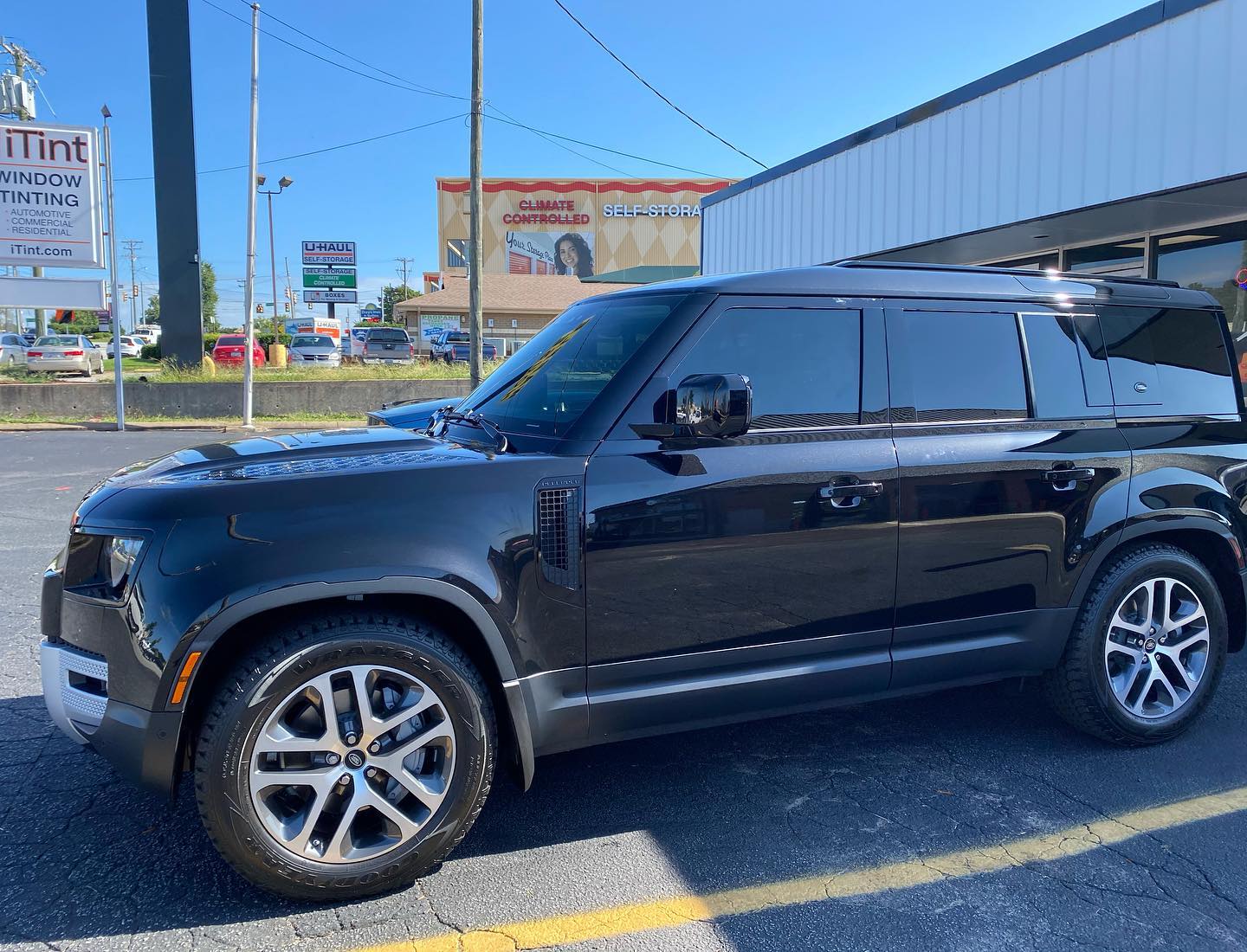 A Two Seater Car With Tinted Windows — Greenville, SC — iTint