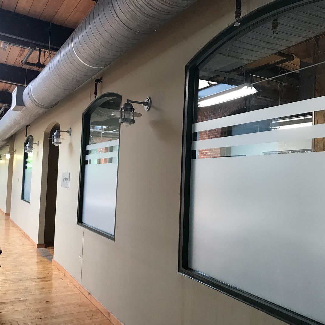 A Window With Half Decorative Tint — Greenville, SC — iTint