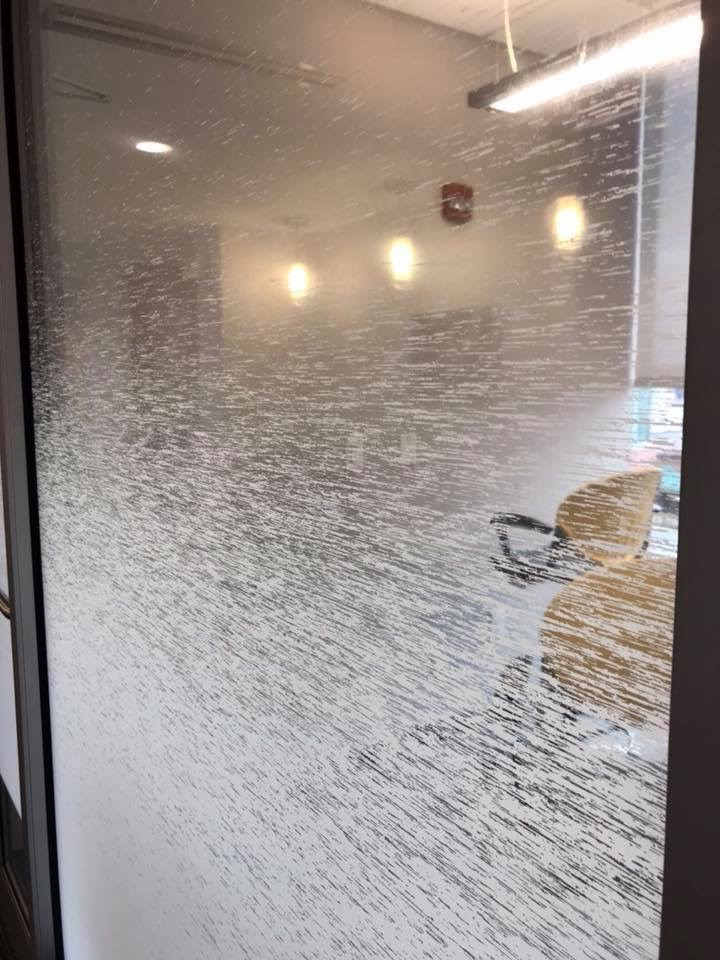 A Shattered Design of a Decorative Window Tint — Greenville, SC — iTint