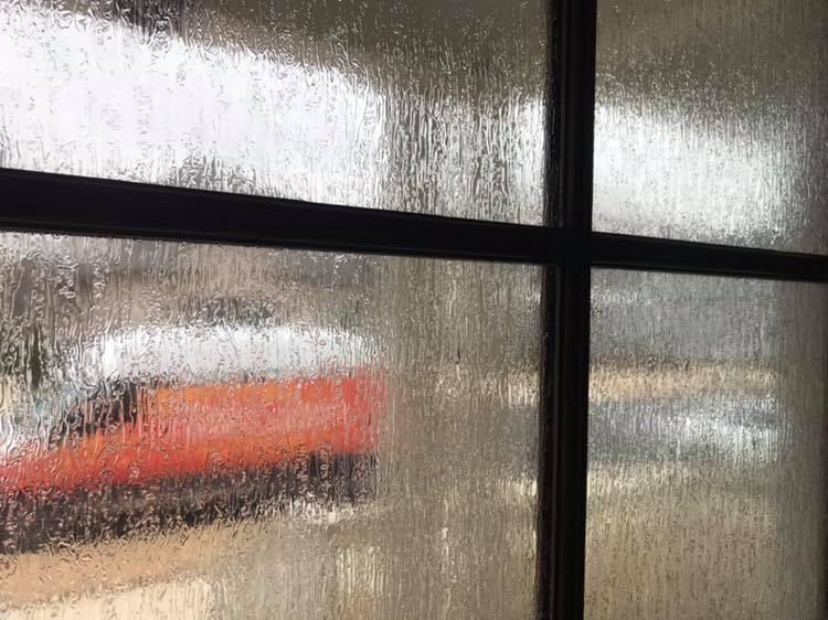 A Glass Wall With Decorative Tint Installed — Greenville, SC — iTint