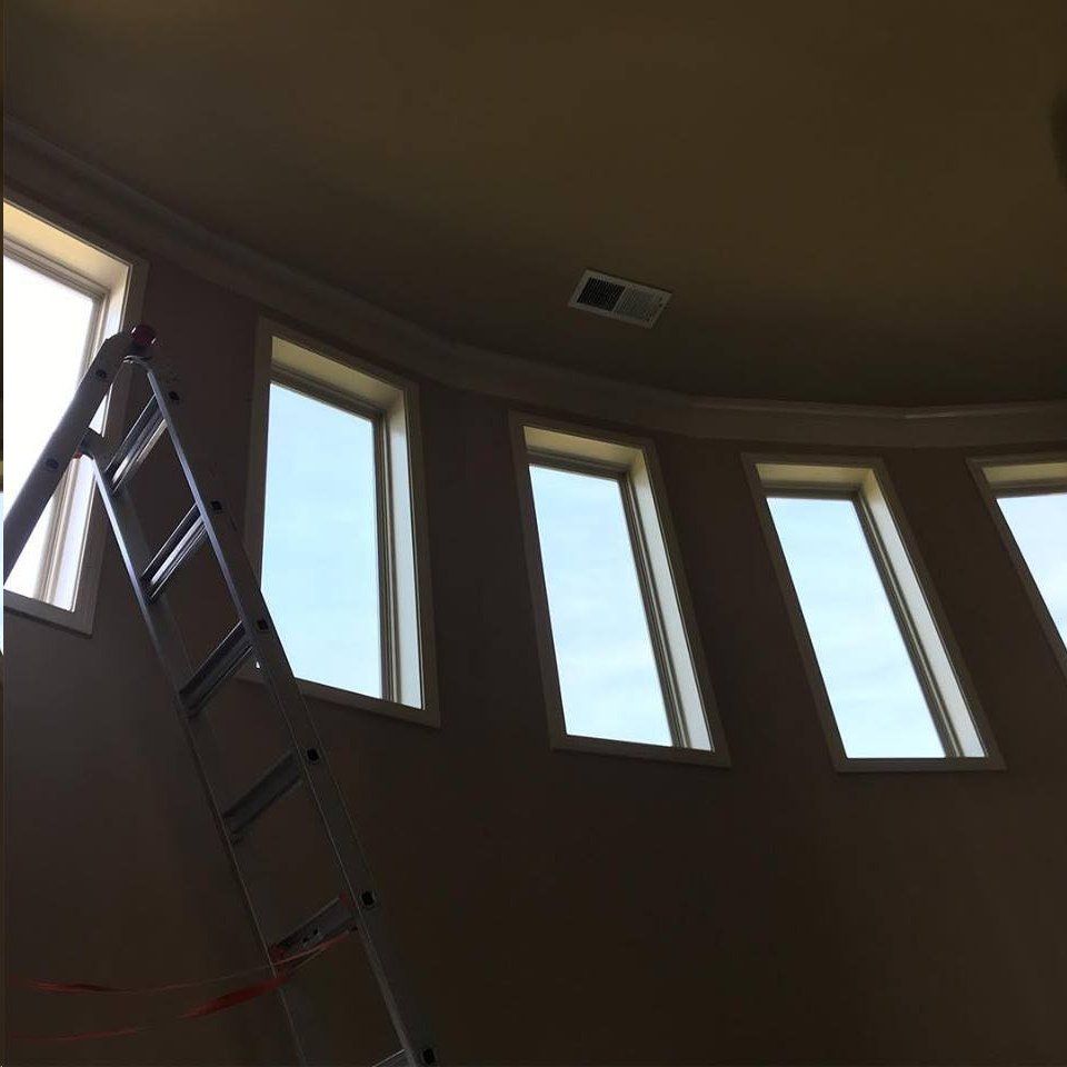 Ongoing Installation of a Tinted Films — Greenville, SC — iTint