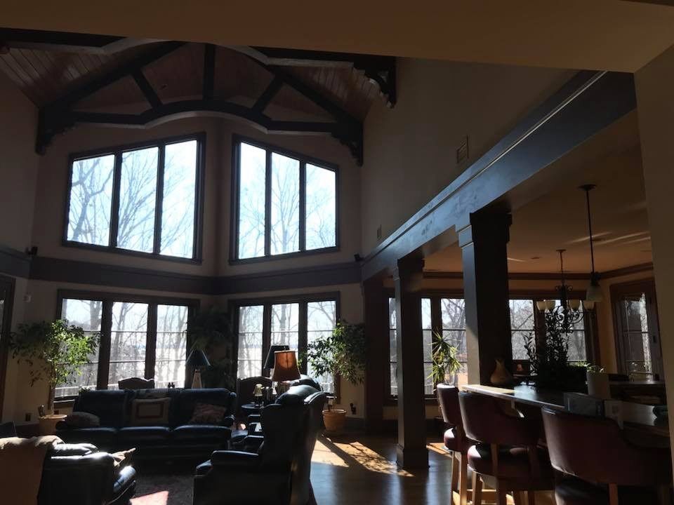 A View From the Living Room With Tinted Windows — Greenville, SC — iTint