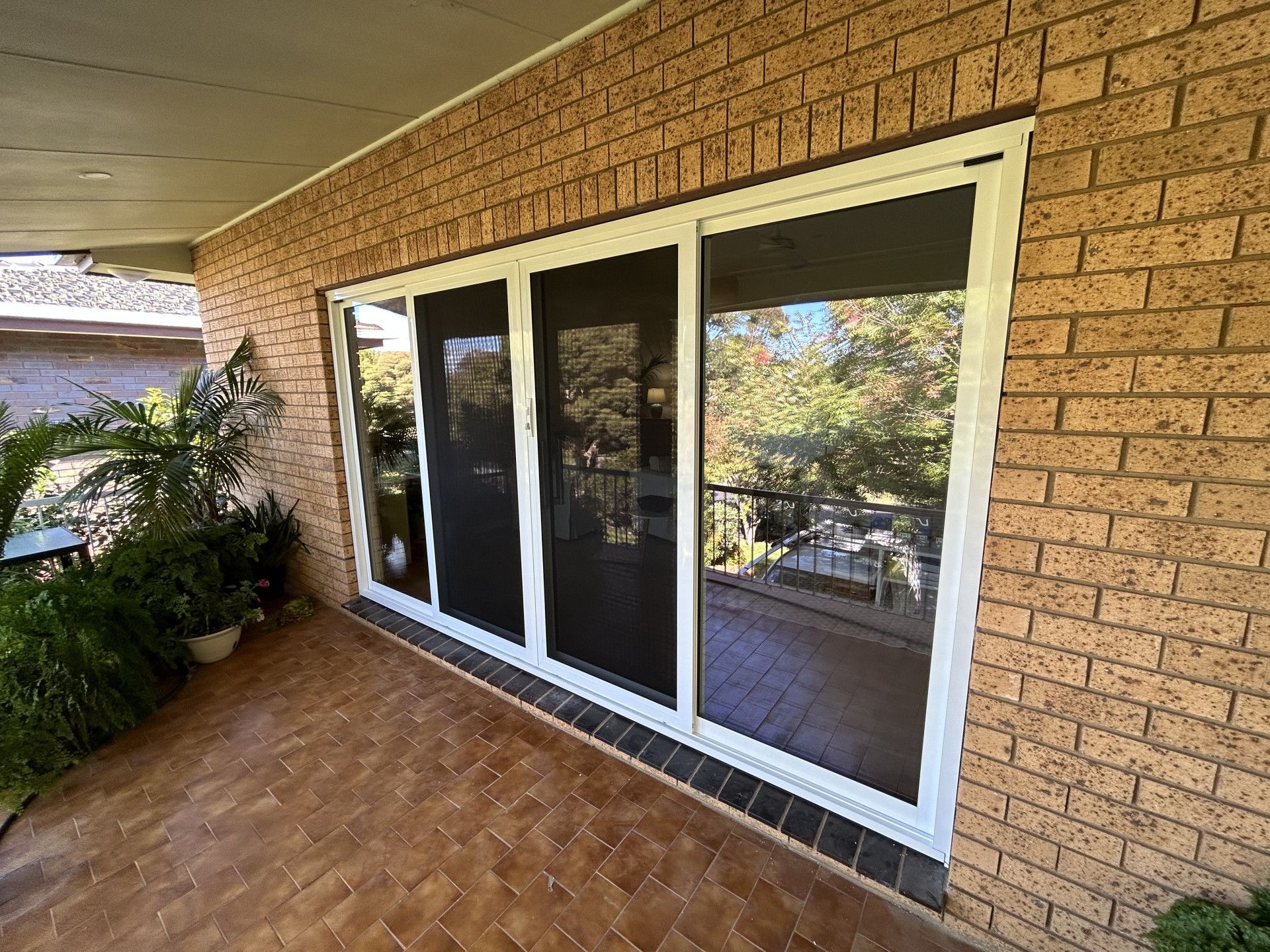 Three Windows on a Light-coloured Wall; Two With Screens — Ingrams Installations in Wagga Wagga, NSW