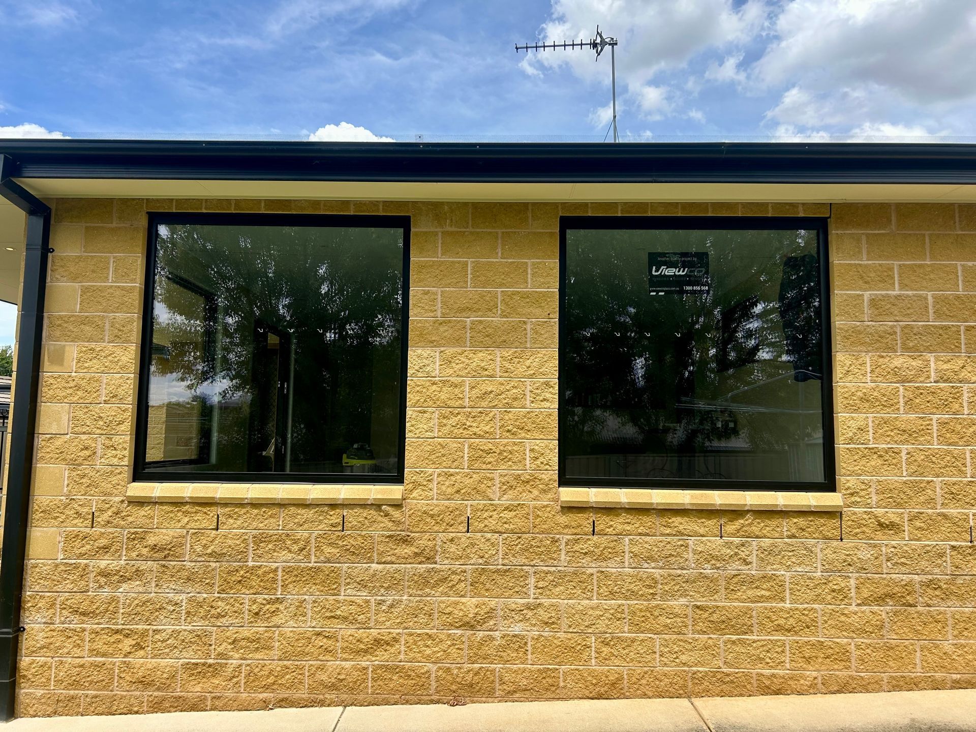 House Exterior With Windows — Ingrams Installations in Wagga Wagga, NSW
