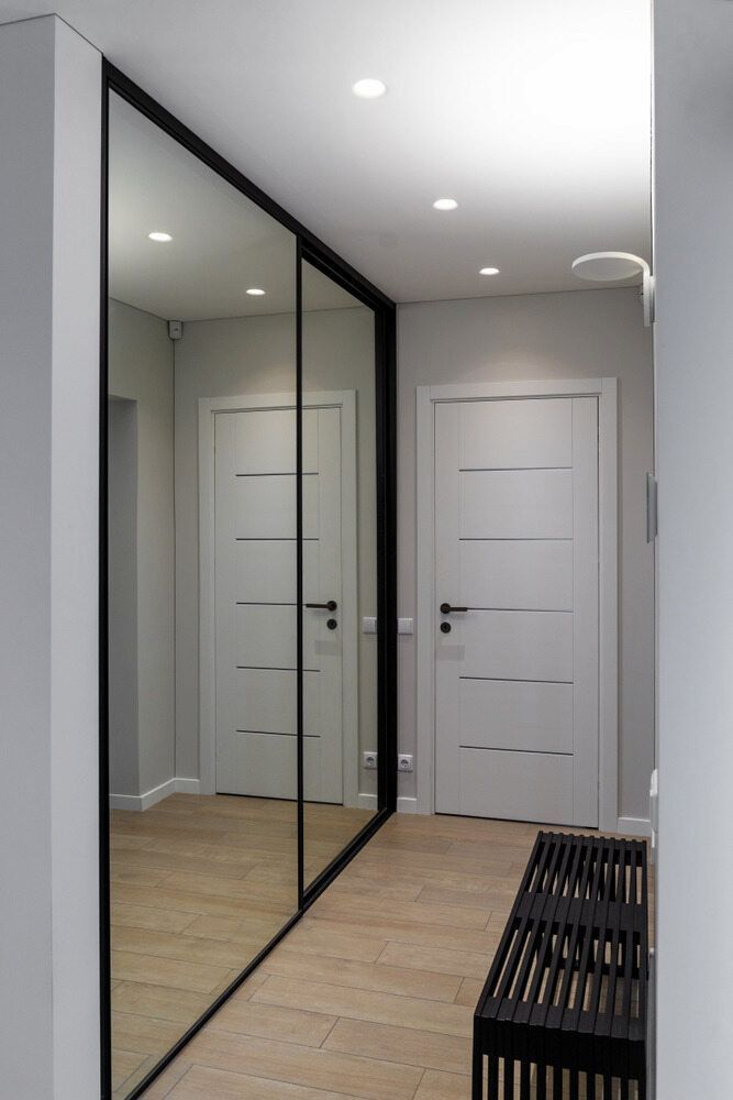 Narrow Hallway With Full-length Mirrored Closet — Ingrams Installations in Wagga Wagga, NSW