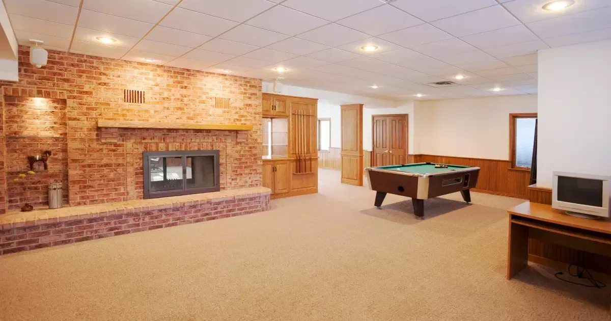 Game room remodel as a family-friendly basement finishing option
