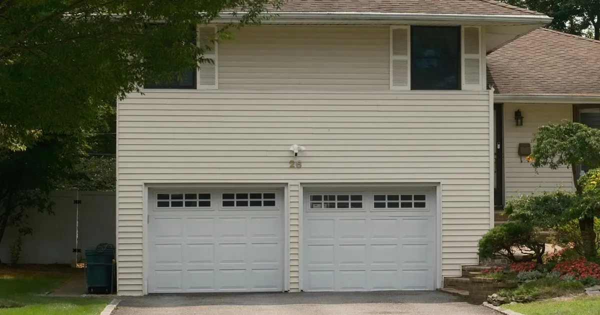 Spacious double garage apartment beneath a residential home