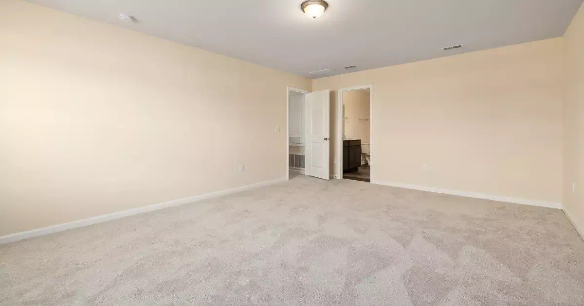 Wall-to-wall carpet in a cozy, finished room