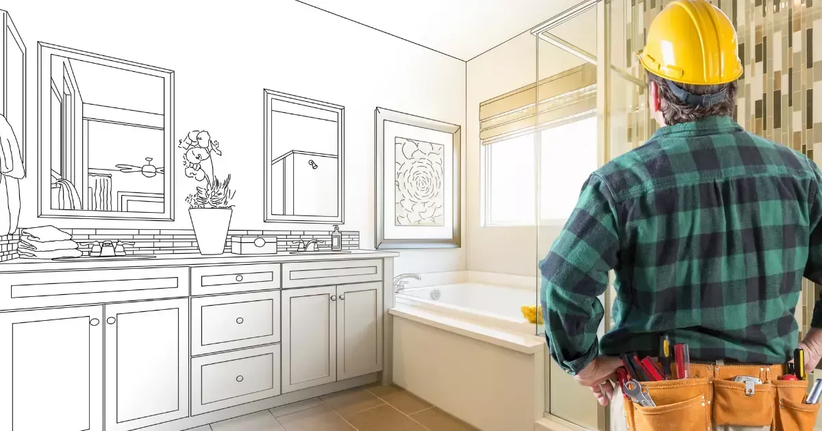 A bathroom remodeling contractor