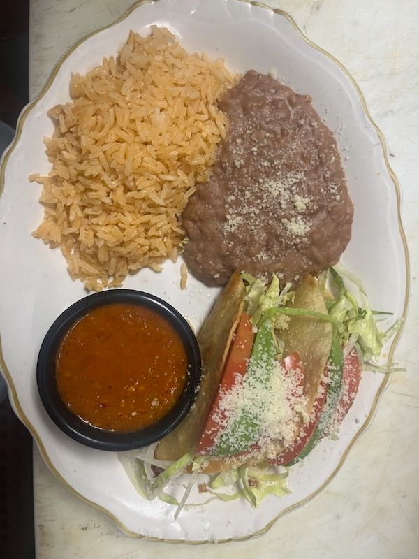 Mexican Taco with Rice — San Francisco, CA — Little Joe's Pizza