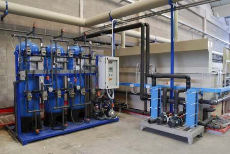 impianto industriale per l'ossidazione