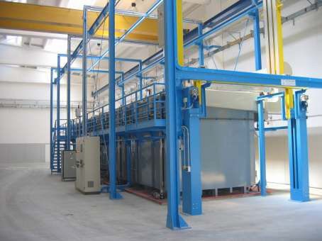 impianto industriale per ossidazione