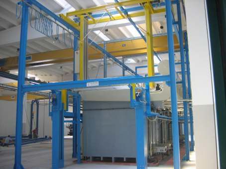 impianto industriale di ossidazione