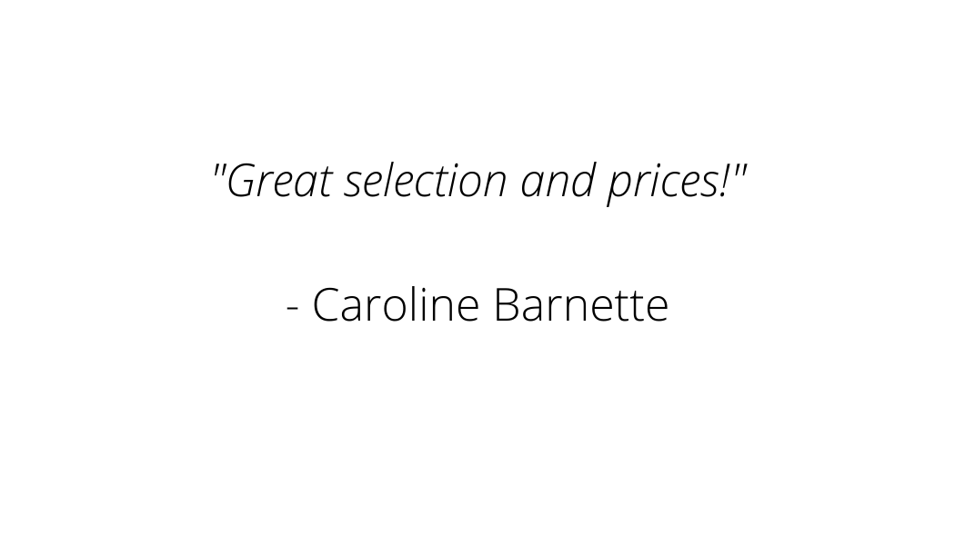 Testimonial from Caroline Barnette: 