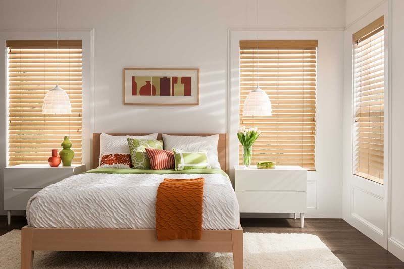 blinds in bedroom