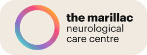 The logo for the marillac neurological care centre