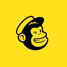 A monkey wearing a hat is smiling on a yellow background.