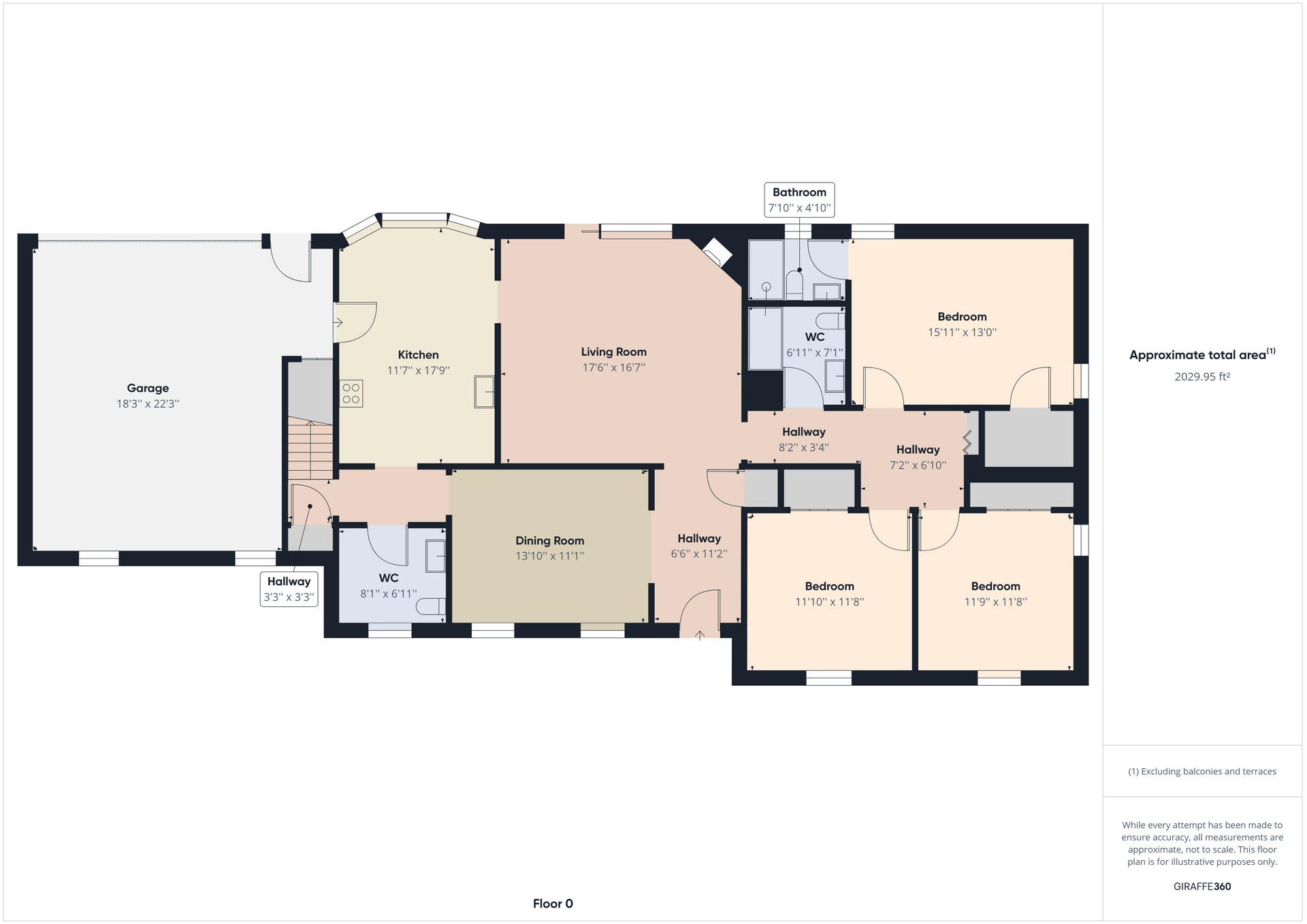 A floor plan of a house with a lot of rooms