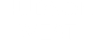 Hudson West - Logo - White