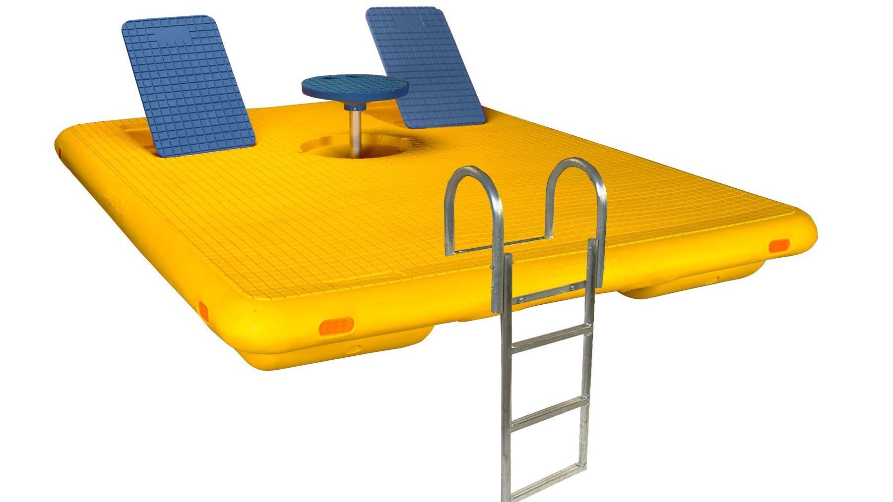 yellow swim raft
