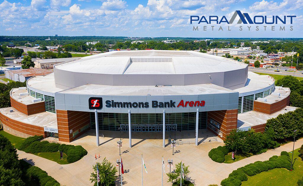 Simmons Bank Arena in North Little Rock, AR Paramount Metal Systems