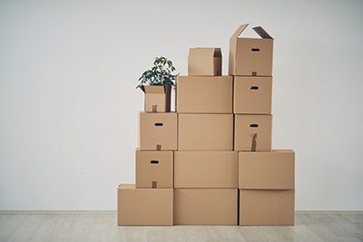 Boxes in New Apartment — Self Storage in San Rafael, CA