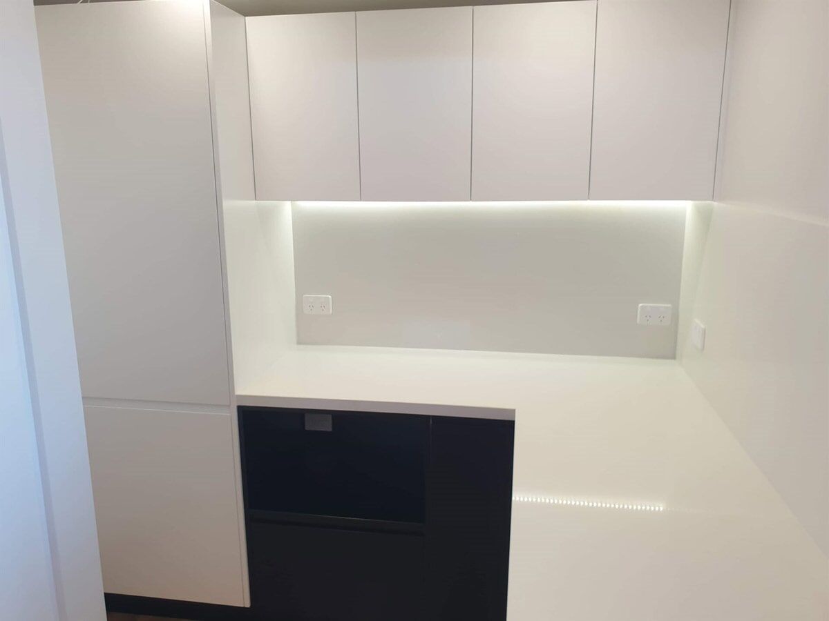 White Cleaned Kitchen — DMB Kitchens in Port Macquarie, NSW