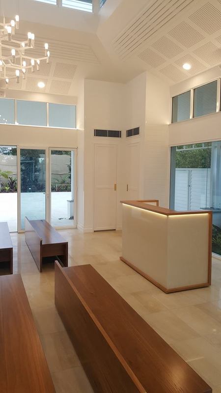 elegant living room with pendant lights — DMB Kitchens in Port Macquarie, NSW