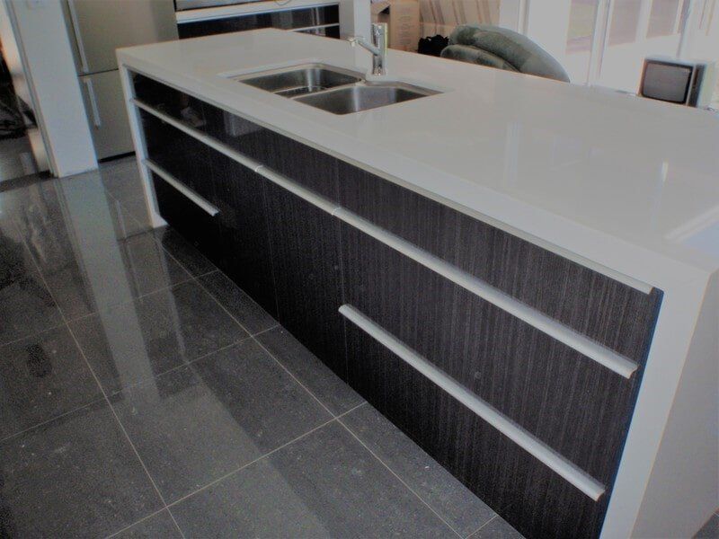elegant black cabinet — DMB Kitchens in Port Macquarie, NSW