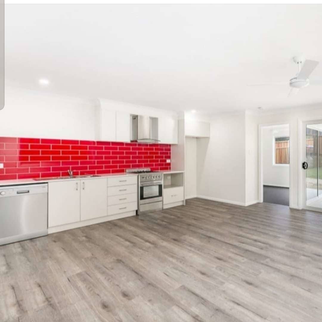 Red Backsplash 2 — DMB Kitchens in Port Macquarie, NSW