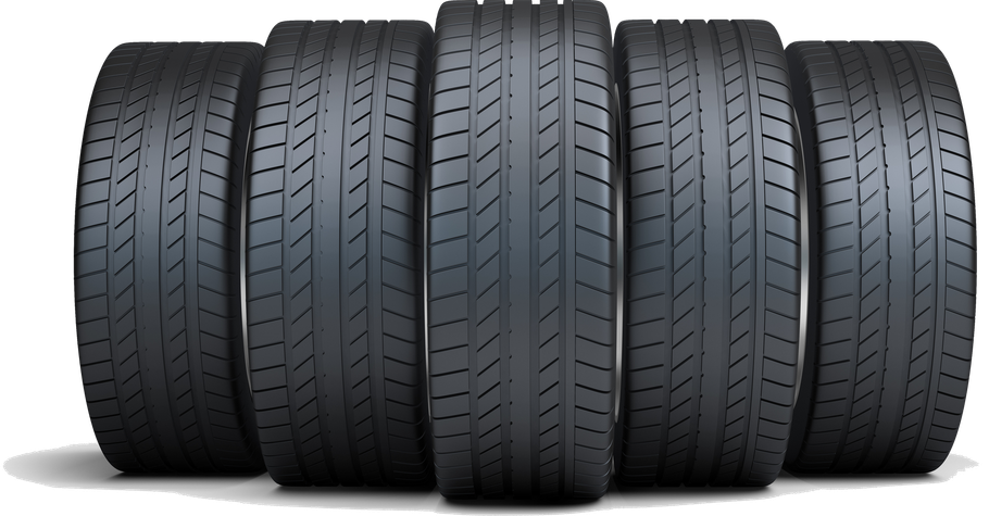 A bunch of tires are stacked on top of each other