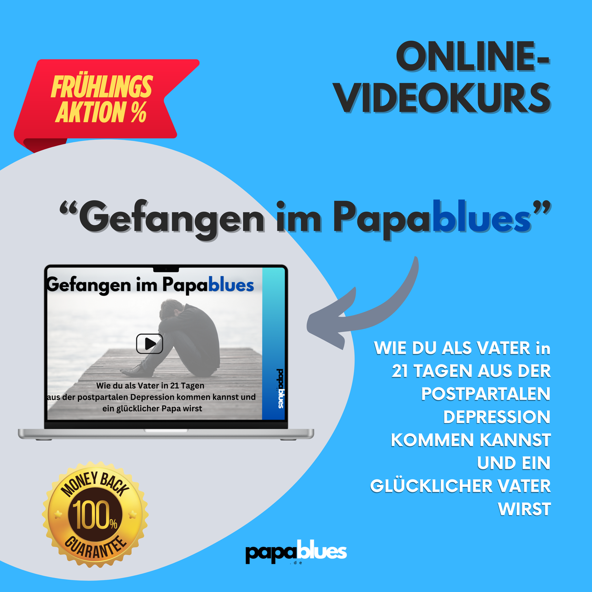 James Both Online Kurs Seminar Papablues wenn der Vater unter einer postpartalen Depression erkrankt Webinar