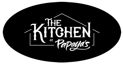 A black oval logo featuring the white text 