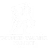 White outline of a person carrying another person; 