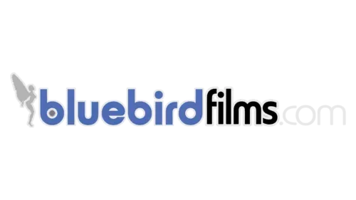 Bluebird Films logo, a bluebird silhouette with text