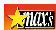 Max's logo: Gold star beside the word