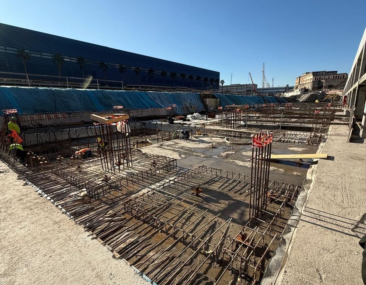 fondamenta cantiere Geotecno Genova