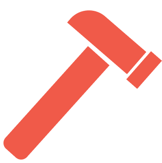 Hammer icon indicating remodel services