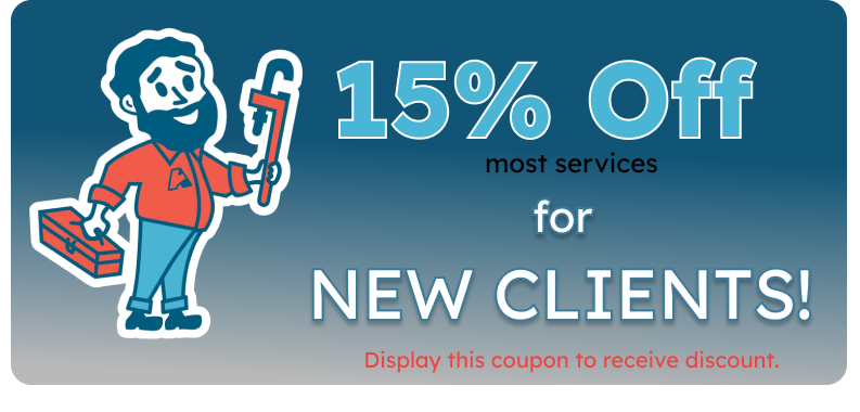 15% off coupon for first time customers.