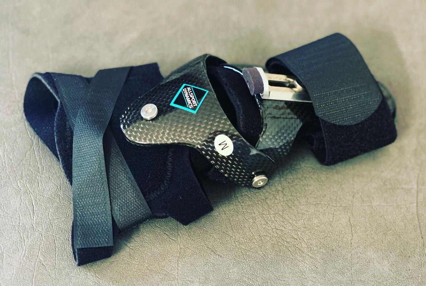 A Black Hand Wrist Brace — Gall Bros Medical in Robina, QLD