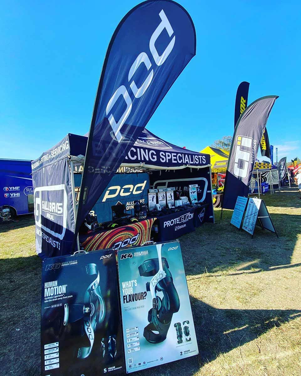 A Tent With a Flag — Gall Bros Medical in Adelaide, SA