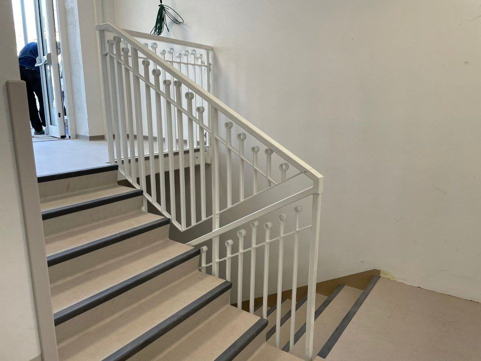 Ringhiera in metallo classica