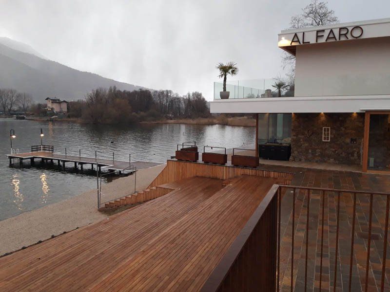 Parapetti per struttura in legno