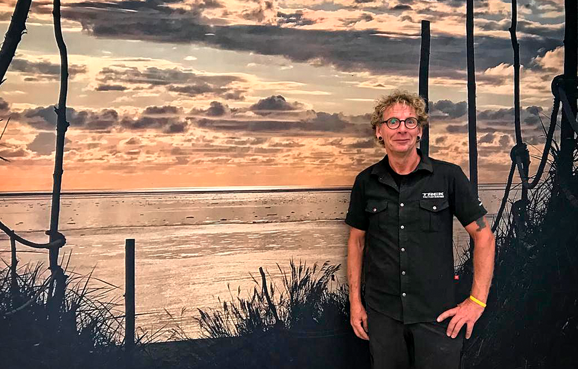 Textieldoek bij Bets fietsen  by reclamestudio Morant