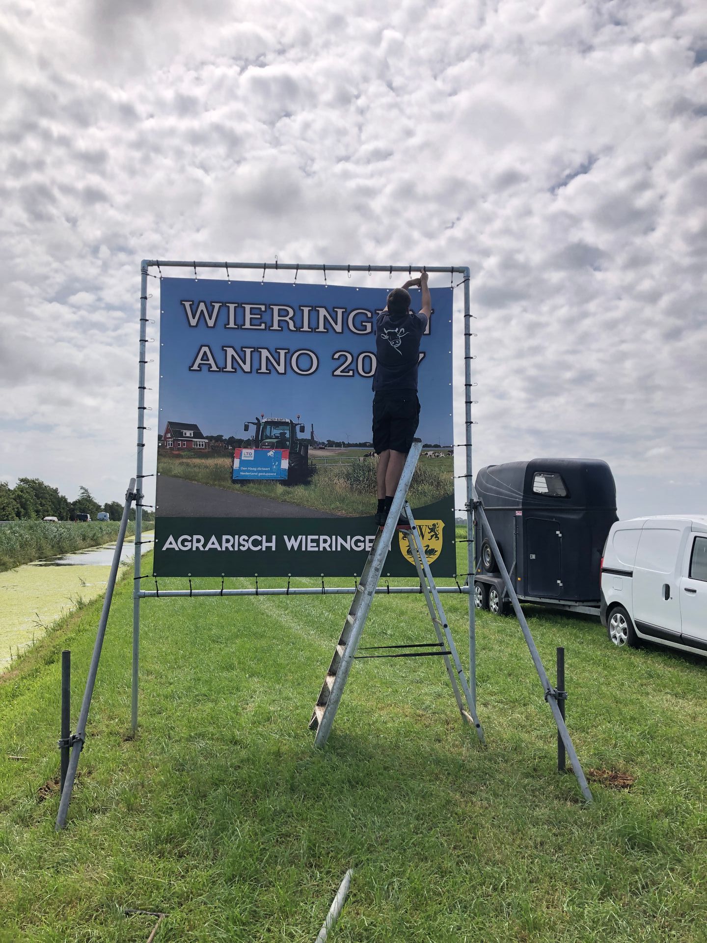 serie spandoeken Agrarisch Wieringen by reclamestudio Morant