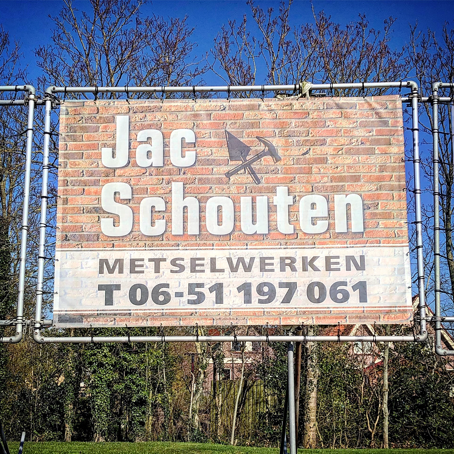 Spandoek Jac Schouten metselwerken