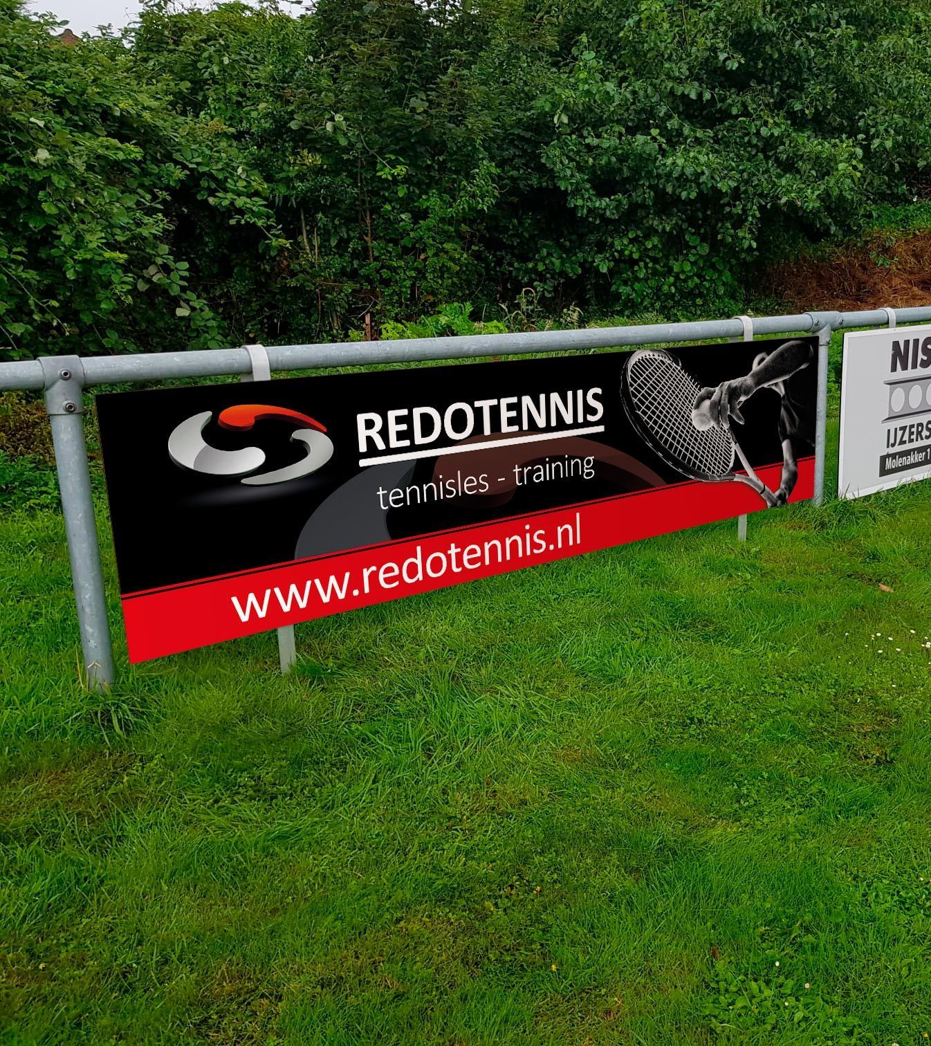 Reclamebord ReDo Tennis by reclamestudio Morant
